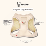Step-In Dog Harness - Almond Nude (Final Sale)