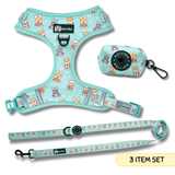 Essential Adjustable Harness Walk Set - Dream Team (3-Piece) (Final Sale)