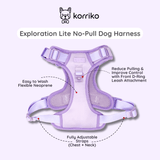 Exploration Lite No-Pull Dog Harness - Lilac (Final Sale)