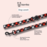 Dog Leash - Red Plaid (Final Sale)