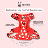 Exploration Lite No-Pull Dog Harness - Soup Dumpling