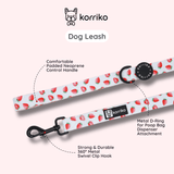 Dog Leash - Strawberries & Cream (Final Sale)
