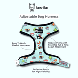 Adjustable Dog Harness - Sushi (SECONDS - FINAL SALE)