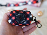 Poop Bag Dispenser - Red Plaid (Final Sale)