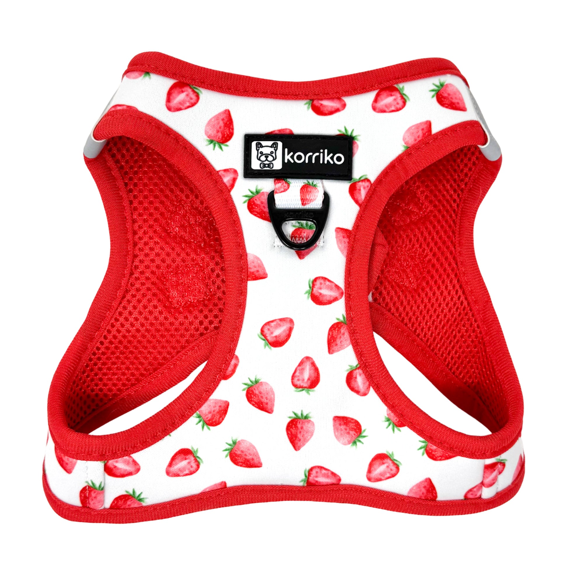 Step-In Dog Harness - Strawberries & Cream
