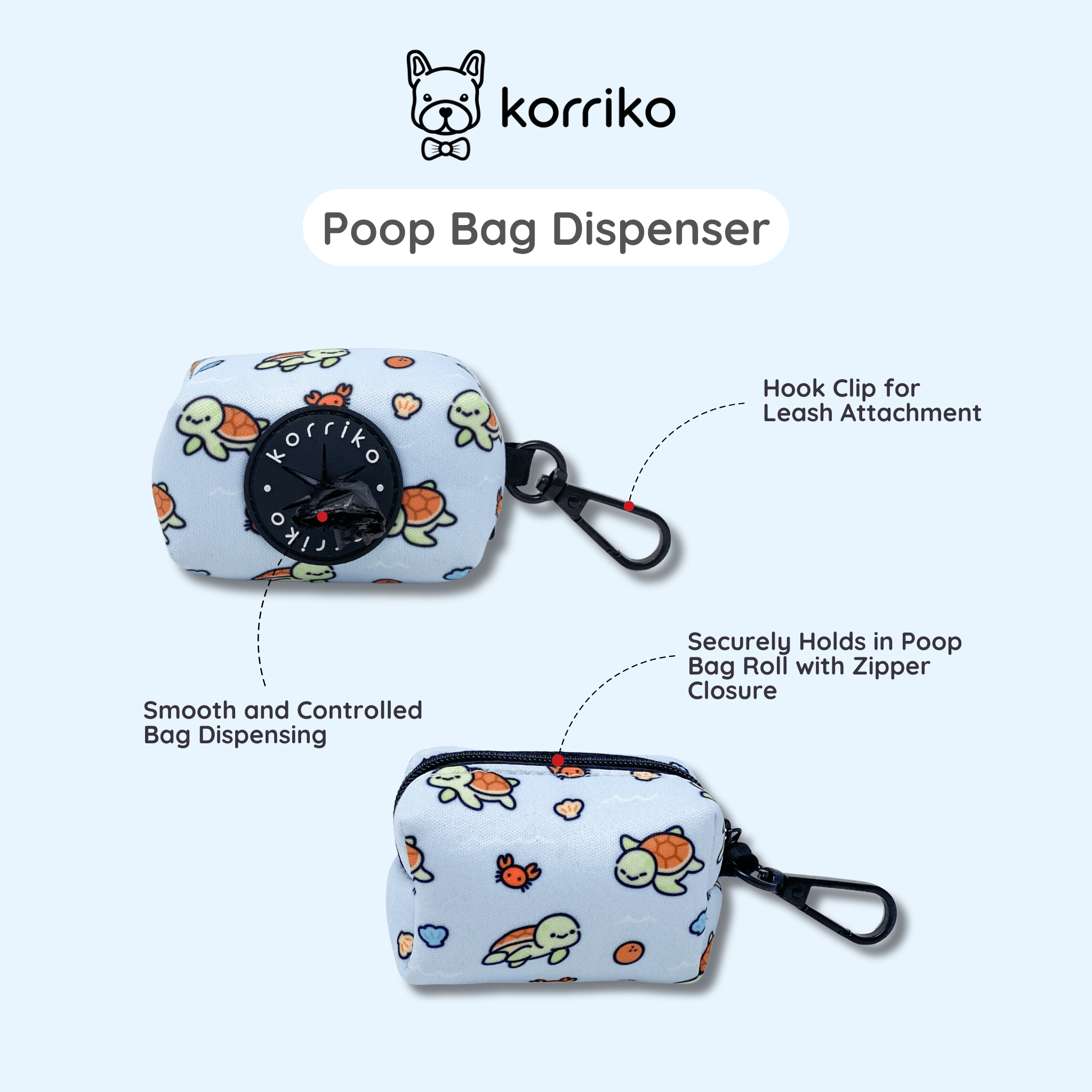 Essential Adjustable Harness Walk Set - Under The Sea (3-Piece)