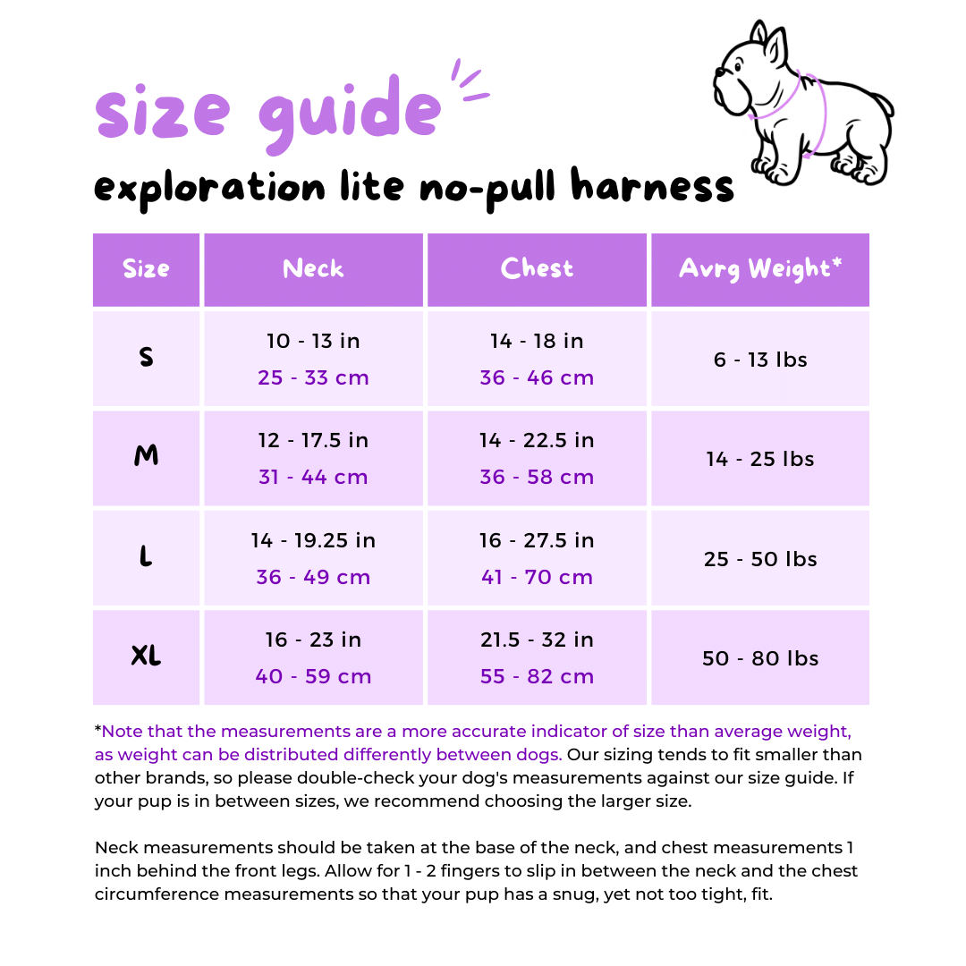Exploration Lite No-Pull Dog Harness - Pizza