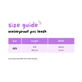 Waterproof PVC Dog Leash - Almond Nude (Preorder - Late June)