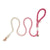 Cotton Rope Leash - Pink Ombre