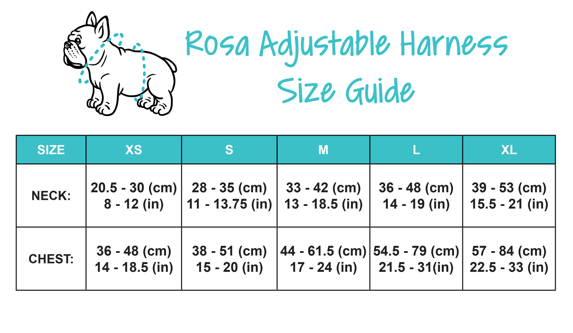 Adjustable Dog Harness - Rosa (Blue Paw Co. - FINAL SALE)