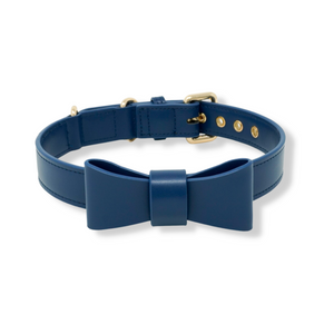 Signature Collar & Leash Set - Navy (Final Sale)