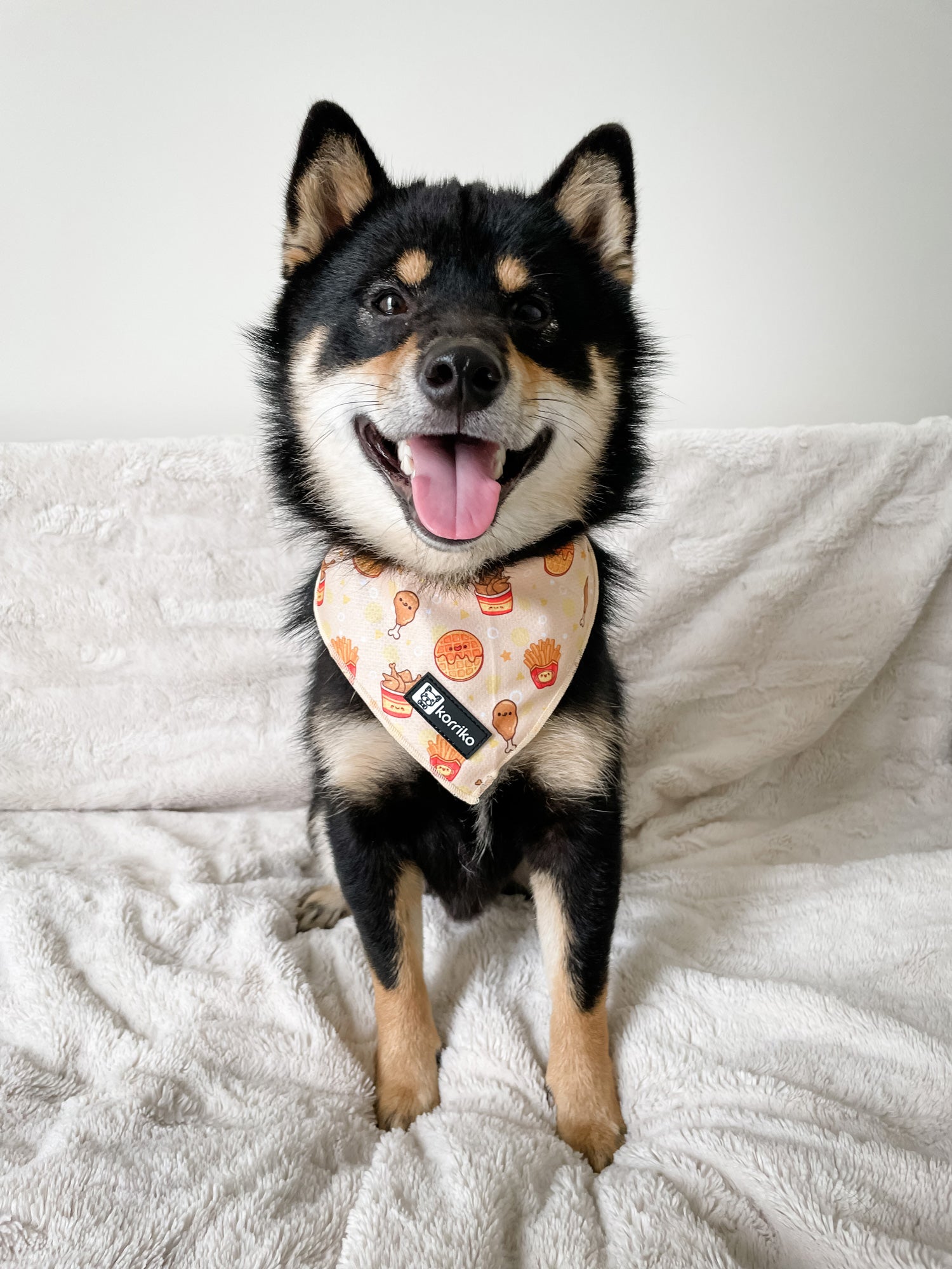 Cooling Dog Bandana - Chicken & Waffles (Final Sale)