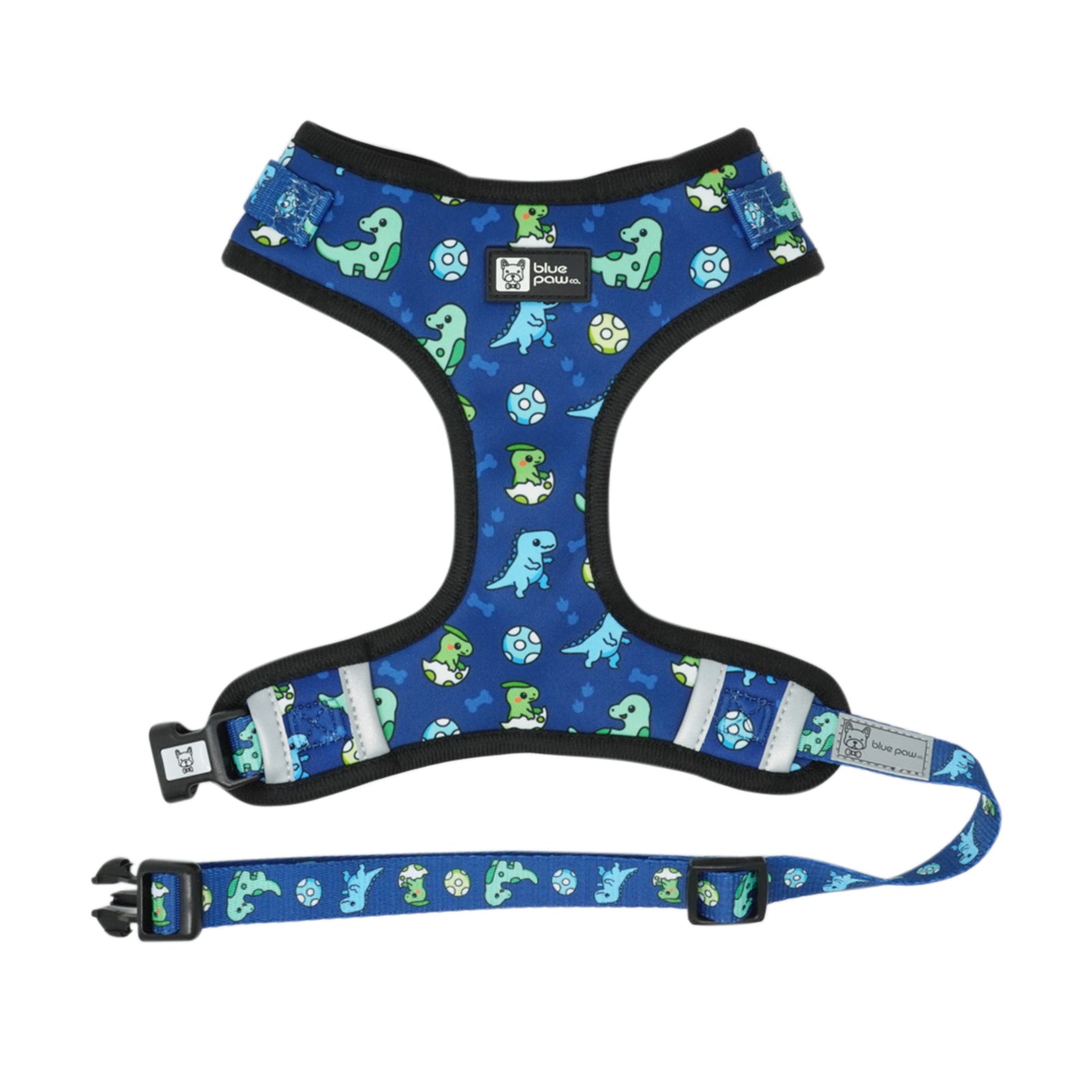 Adjustable Dog Harness - Dino (Blue Paw Co. - FINAL SALE)