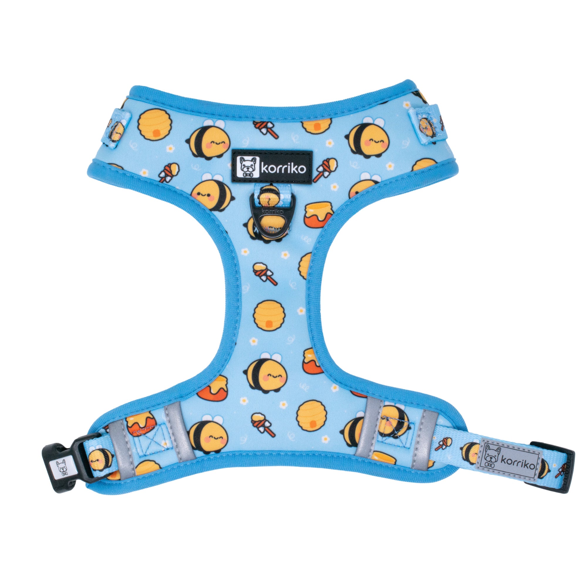 Adjustable Dog Harness - Honeybee (SECONDS - FINAL SALE)