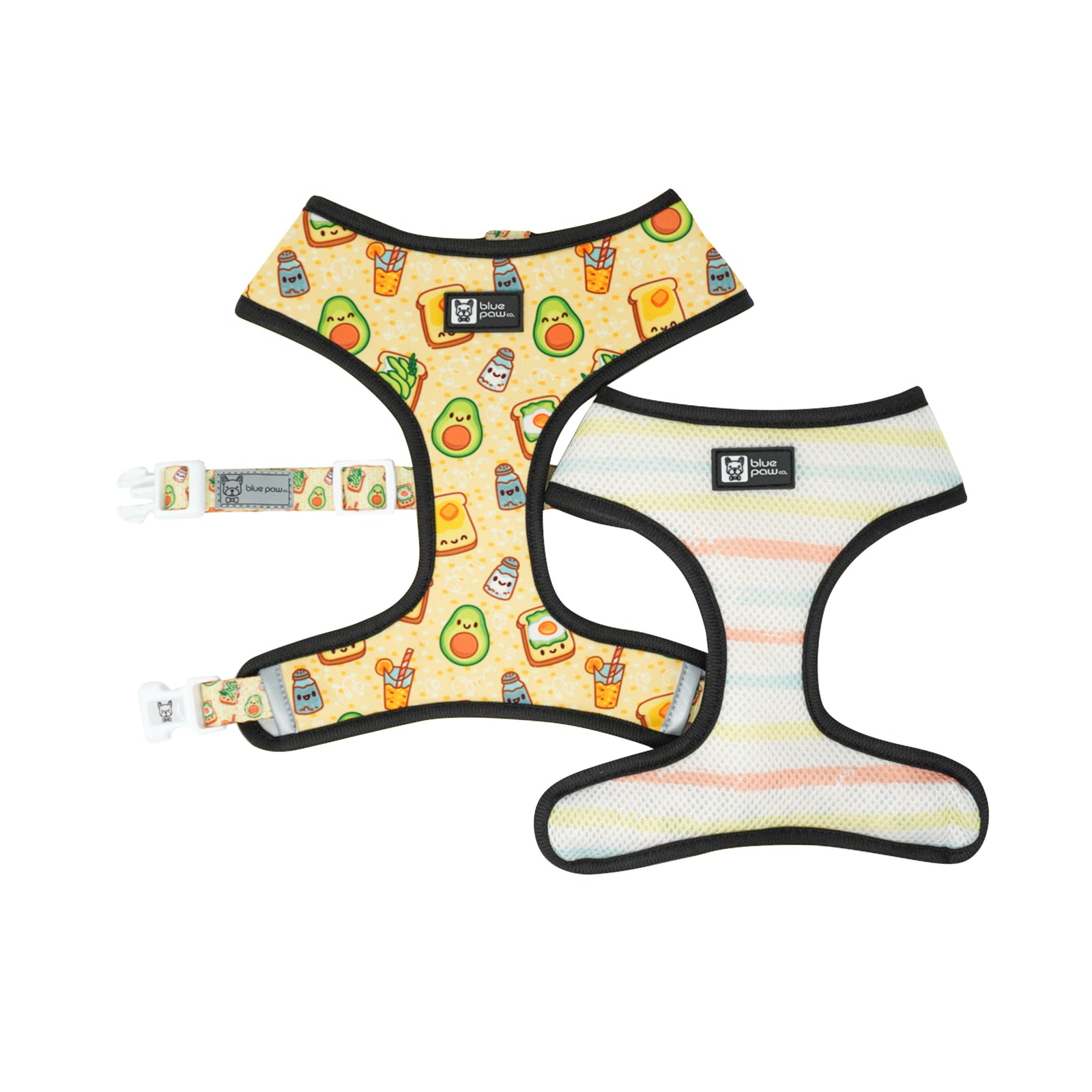 Reversible Dog Harness - Avocado Toast (Blue Paw Co. - FINAL SALE)