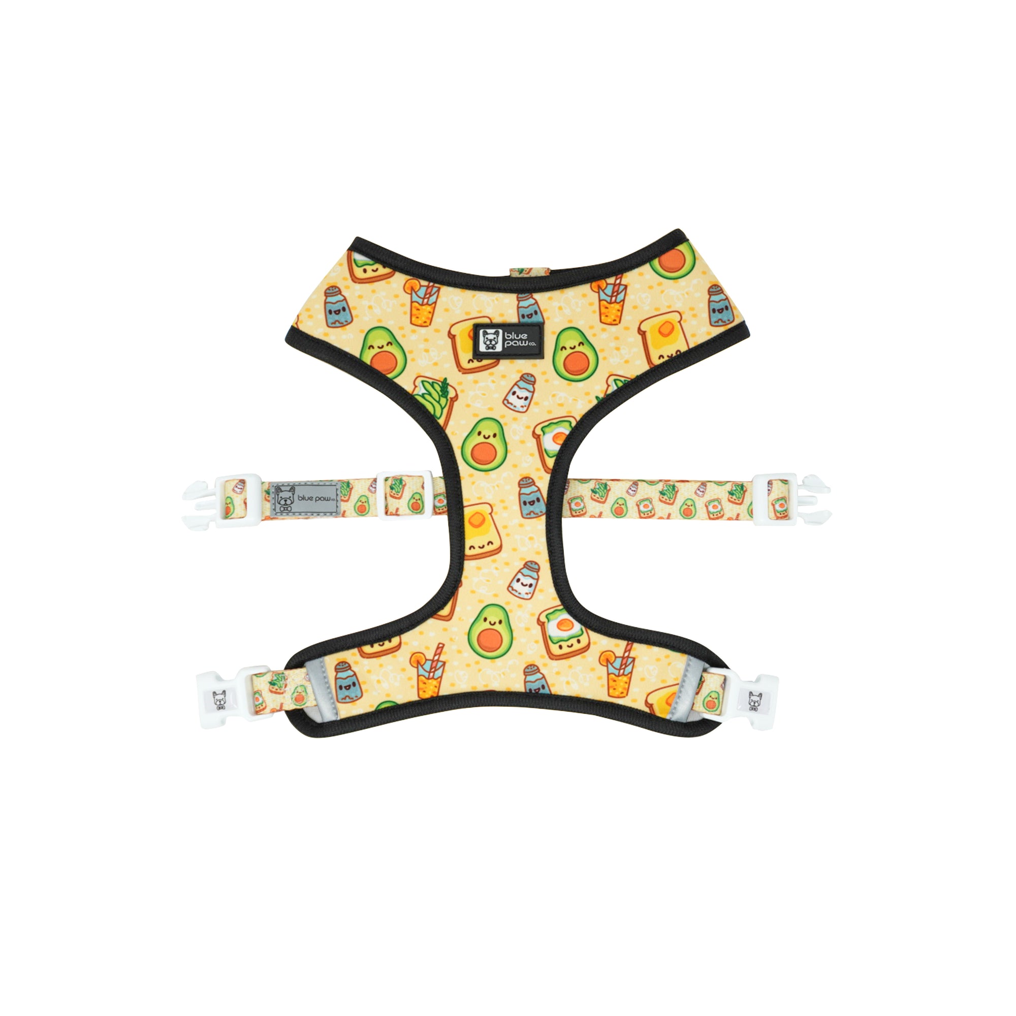 Reversible Dog Harness - Avocado Toast (Blue Paw Co. - FINAL SALE)