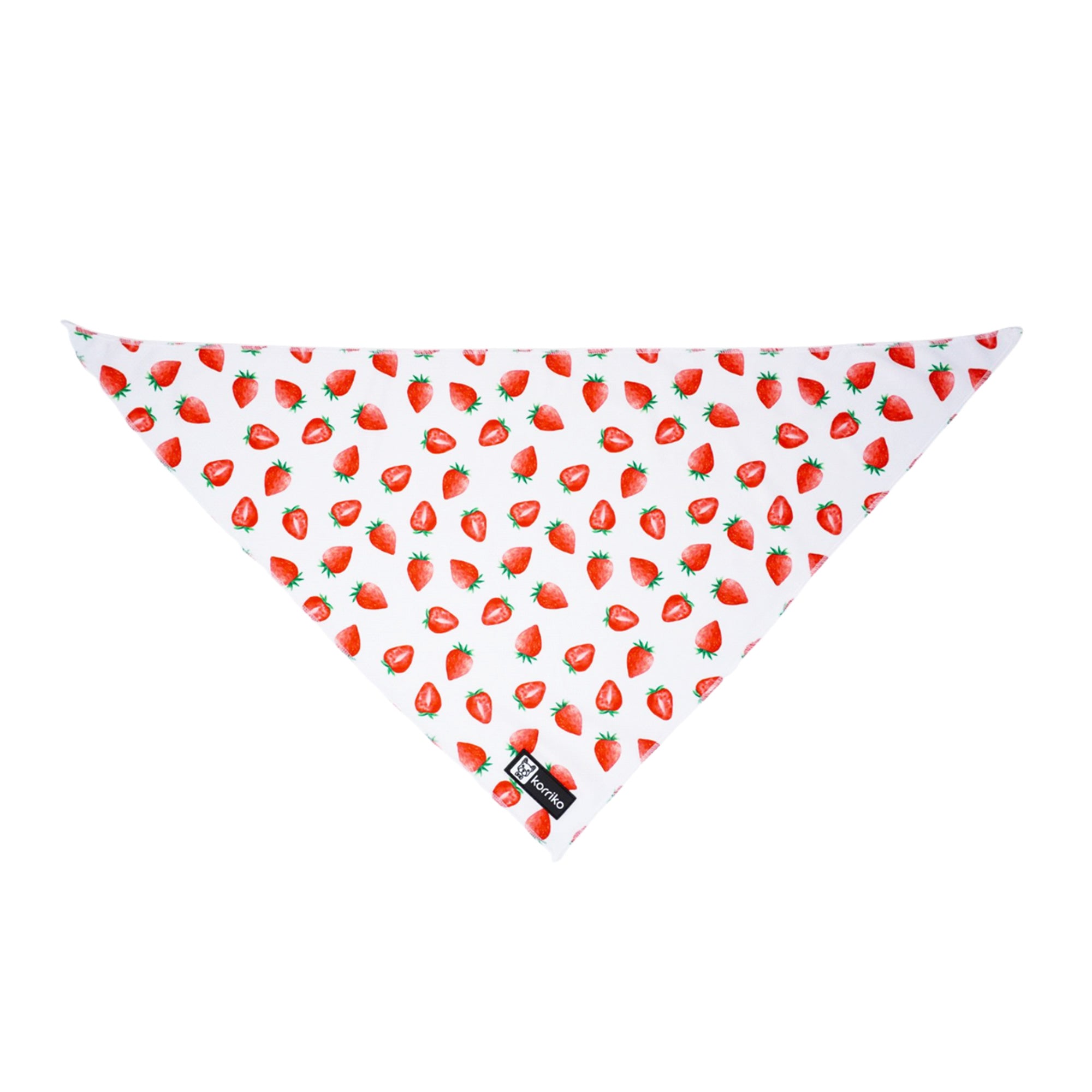 Cooling Dog Bandana - Strawberries & Cream (Final Sale)