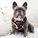 Adjustable Dog Harness - Red Plaid (SECONDS - FINAL SALE)